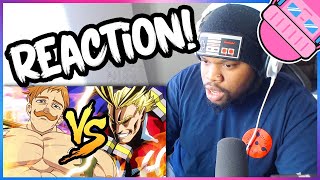 Escanor vs Galand  Seven Deadly Sins  Dub REACTION [upl. by Hite]