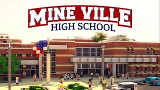 Minecraft Mineville High School  Gameplay Walkthough Part 1  New World Adventure Mini Games [upl. by Yssej307]