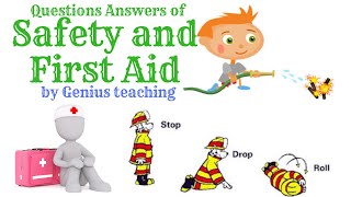 Safety and First Aid  Questions Answers  Preventing fire  EVS  Science  By Genius Teaching [upl. by Nylarat]