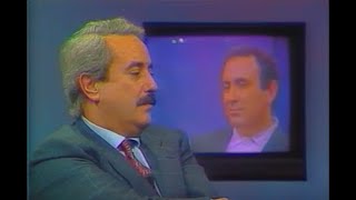 Michele Santoro intervista il giudice Giovanni Falcone Samarcanda 03051990 [upl. by Yacano]