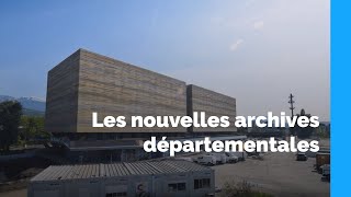 Bâtiment des Archives départementales de lIsère  le timelapse [upl. by Eedahs651]