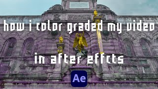 How to color Grade in After Effects [upl. by Kannry]