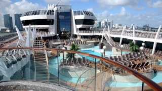 MSC Divina Pool Deck Video Tour [upl. by Knick]