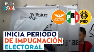 Elecciones 2024  Tribunal electoral recibe más de 200 impugnaciones por parte de PAN PRD Y MC [upl. by Davies]