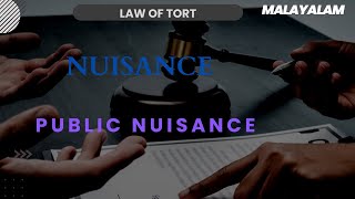 Nuisance  Public Nuisance  Law of Tort [upl. by Etnuahs806]