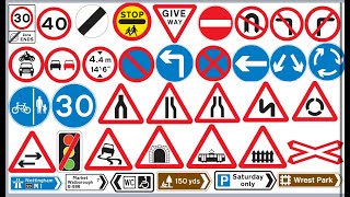 UK road signs PASS your theory test 2024Road signs [upl. by Akirrehs]