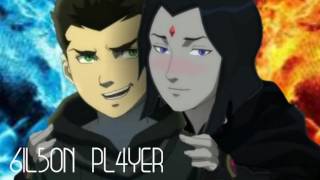 Robin e Raven Teen Titans Amv🔵 Down To Nothing [upl. by Zahara]