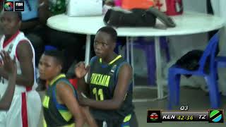 Kenya VS Tanzania Women FIBA U18 2024 Zone V Qualifier Highlights [upl. by Ermina]