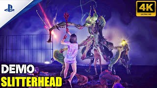 SLITTERHEAD Exclusive Walkthrough Gameplay Demo 4K No Commentary [upl. by Aihcrop]