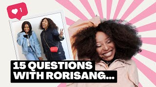 15 Questions with Rorisang Thandekiso [upl. by Petra]