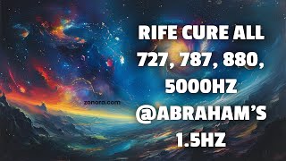 Deep Healing Rare Mix  Rife Cure All 727 787 880 5000Hz with Abrahams 15Hz [upl. by Natividad]