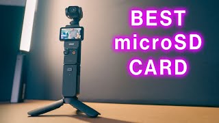 Whats the best microSD card for the DJI Osmo Pocket 3 [upl. by Bonns150]