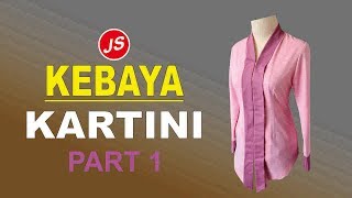 Pembuatan Pola Instan Kebaya Kartini  Tutorial Lengkap Kebaya Kartini Modern Part 1 [upl. by Zelda365]