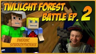 Minecraft TWILIGHT FOREST BATTLE 2  Diamanten klauen bei TheNodop [upl. by Ilamad]