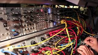 Modcan Quad LFO as Wavetable OSC [upl. by Lecia456]