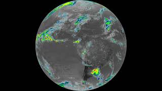 GOES 16 Time Lapse OF Channel 15 Enhanced [upl. by Sylram]