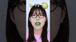 Big Fruit Vs Small Fruit Eating Challenge 🤣shortstrending humanitychallengeytshortfoodchallenge [upl. by Ammeg]