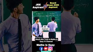 Differentiation Shortcut Trick 🔥 JEE Aspirant vs Class 12 Board Student fun shorts ytshorts yt [upl. by Akers636]