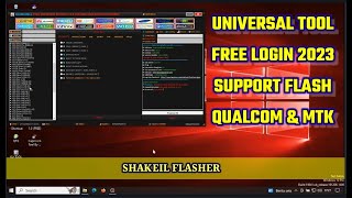 universal tool free login support flashing chipset qualcom dan mediatek [upl. by Haliak]