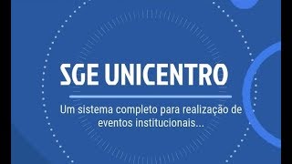 Promo  SGE Unicentro [upl. by Ssirk]