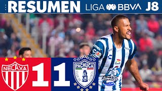 Necaxa 11 Pachuca los Tuzos arrebatan el empate en Aguascalientes  J8 CL24 [upl. by Lunseth204]