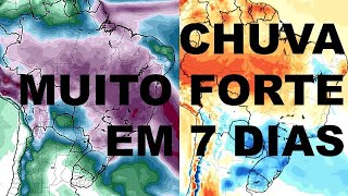 CHUVA ACUMULADA EM 7 DIAS  ATÉ 27JAN  Chuva forte deixa regiões em estado de atenção [upl. by Eekram]