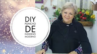 DIY  PONCHO DE INVIERNO MODERNO [upl. by Tav]