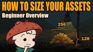 What size should your assets be  HD 2D GAME ART [upl. by Allesor576]