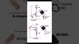 Circuito touch con mosfet electronica transistores mecatronica mosfet [upl. by Venus]