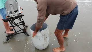 NZ Kontiki Longline Fishing Snapper off Beach 2020 [upl. by Takken]