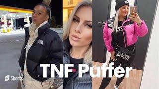 The North Face puffer jacket compilation [upl. by Aicil]