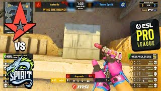 Astralis vs Spirit  ESL Pro League  BEST MOMENTS  CSGO [upl. by Katlaps356]