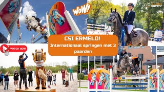 WINNEN amp VALLEN  Internationaal springen Ermelo in de TOP 3💥🤩 ✰vlo 357✰  Kristy Snepvangers [upl. by Gardia]