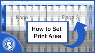 How to Set the Print Area in Excel Step by Step [upl. by Cerf]