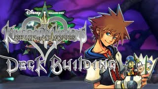 Kingdom Hearts ReChain of Memories 15 HD  Expert Deck Builder Trophy [upl. by Akemej977]