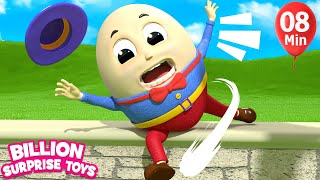 Humpty Dumpty Song  BillionSurpriseToys Nursery Rhymes Kids Songs [upl. by Airla198]