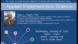 Implementation Science Speaker Series Applied Implementation Science [upl. by Tyrrell]