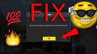 BGMI 28 Update Bluestacks ERROR CODE RESTRICT AREA FIX 2023 Server Is Busy Restrict Area MSI [upl. by Hairom778]