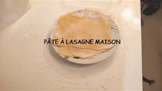 18  Pâte à lasagne maison [upl. by Mathi]