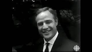 Marlon Brando Interviewed French TV Canada [upl. by Arreip509]