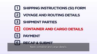 Tutorial My CMA CGM – How to submit your shipping instructions [upl. by Gunning]