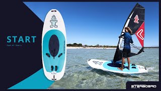 START  The Most Stable Beginner Windsurfing Board [upl. by Lillywhite]