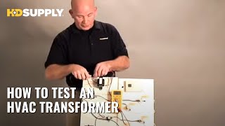 How to Test an HVAC Transformer  HD Supply [upl. by Lombardo498]