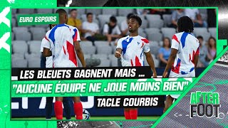 Euro Espoirs  quotJe ne vois pas une équipe qui joue moins bien que les Bleuetsquot dézingue Courbis [upl. by Etac]