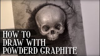 How I Draw With Powdered Graphite [upl. by Rfinnej482]