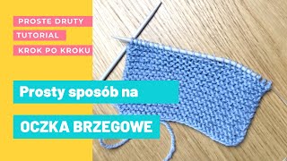 🧶Prosty sposób na oczka brzegowe 🧶 Jak przerabiać oczka brzegowe [upl. by Ahsikat]