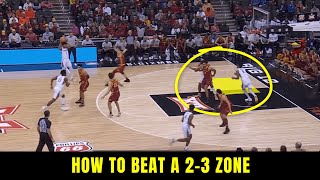 Motion Offense vs 32 or 122 Zone Defenses [upl. by Nosittam]