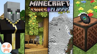 EVERYTHING IN MINECRAFT 118 CAVES  CLIFFS PART 2 [upl. by Hoenack]