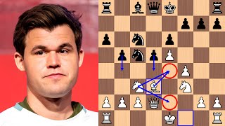 Gukesh D breaks Magnus Carlsens French Defense in 29 moves [upl. by Eadnus]