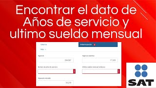 📘🔍quotAños de Servicioquot y quotÚltimo Sueldo mensualquot en la Declaración Anual donde encontrar estos datos✅ [upl. by Akerahs]